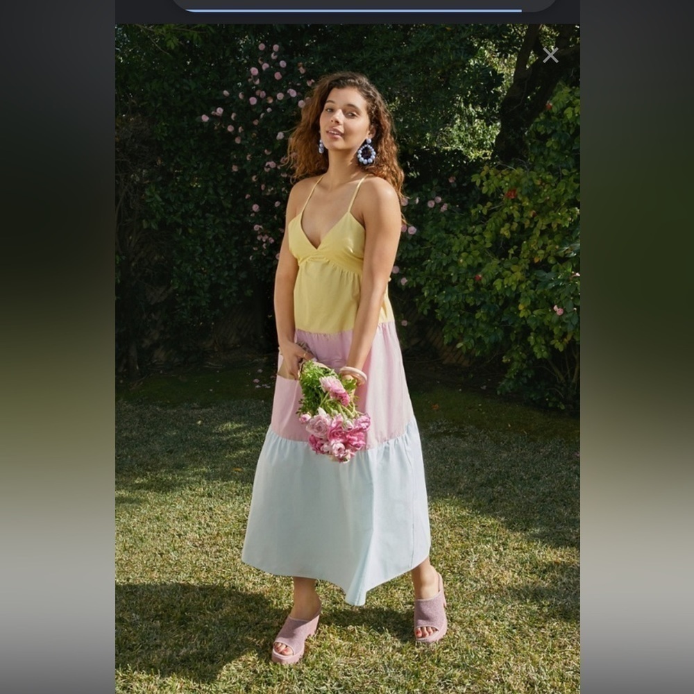 JUSTFAB Color Block Maxi Dress - Picture 4 of 10